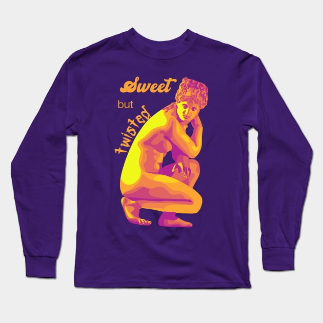 Sweet But Twisted Long Sleeve T-Shirt by Slightly Unhinged